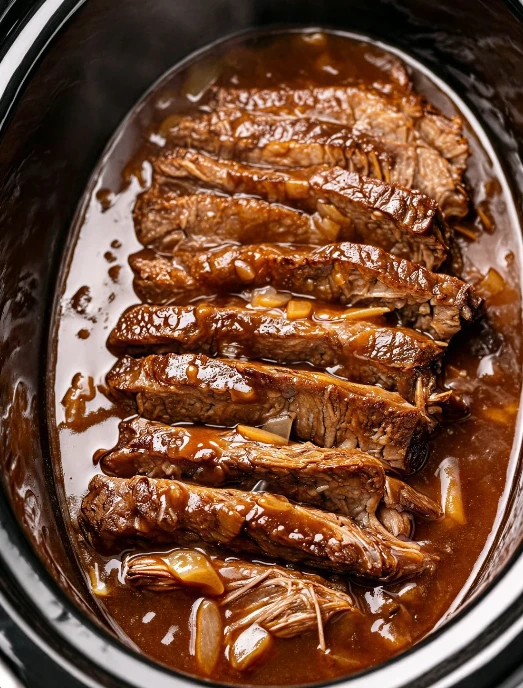 4ingredient Slow Cooker Pork Roast Gravy