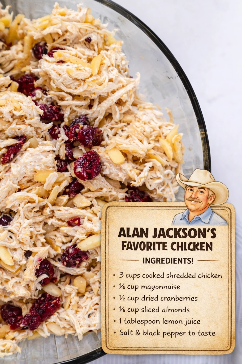 Alan Jackson’s Favorite Chicken Salad