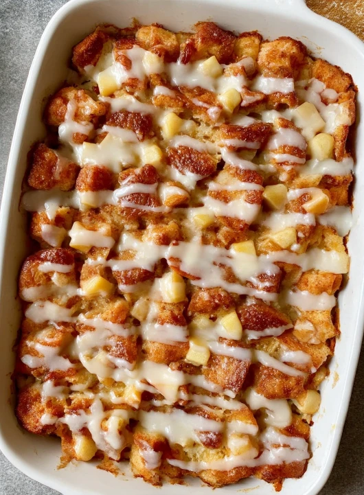 Apple Fritter Breakfast Casserole