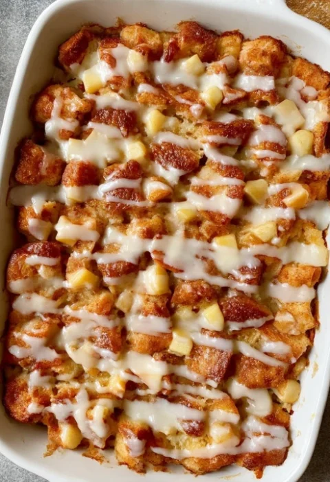 Apple Fritter Breakfast Casserole