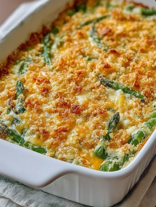 Asparagus Cracker Casserole