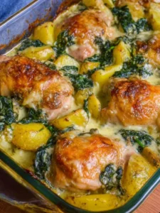 Baked Garlic Parmesan Chicken and Potatoes