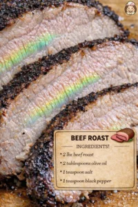 beef Shiny green and rainbow reflection on the meat fibers
