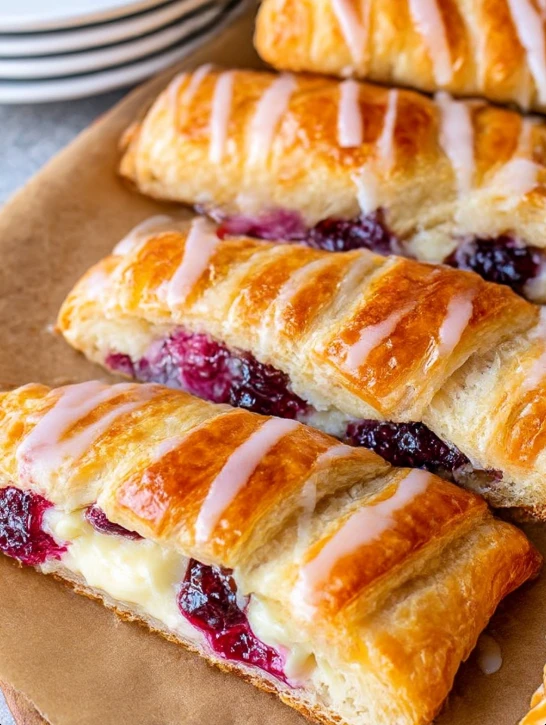 Blueberry Cream Cheese Danish