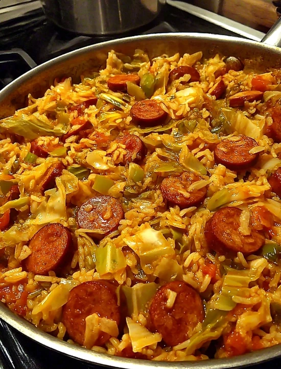 Cajun Cabbage Jambalaya