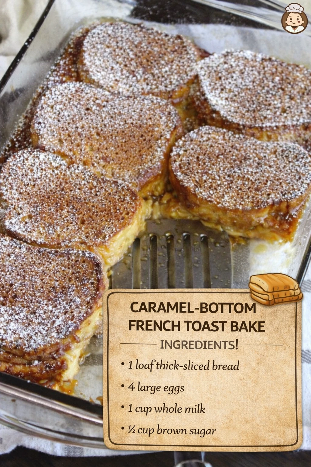 Caramel-Bottom French Toast Bake