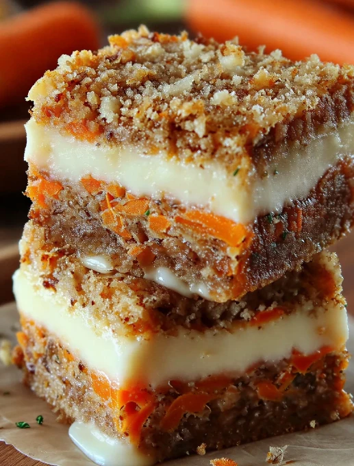 carrot cake cream cheese bars