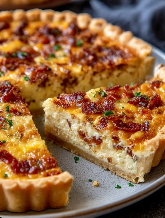 Cheesy Bacon Quiche