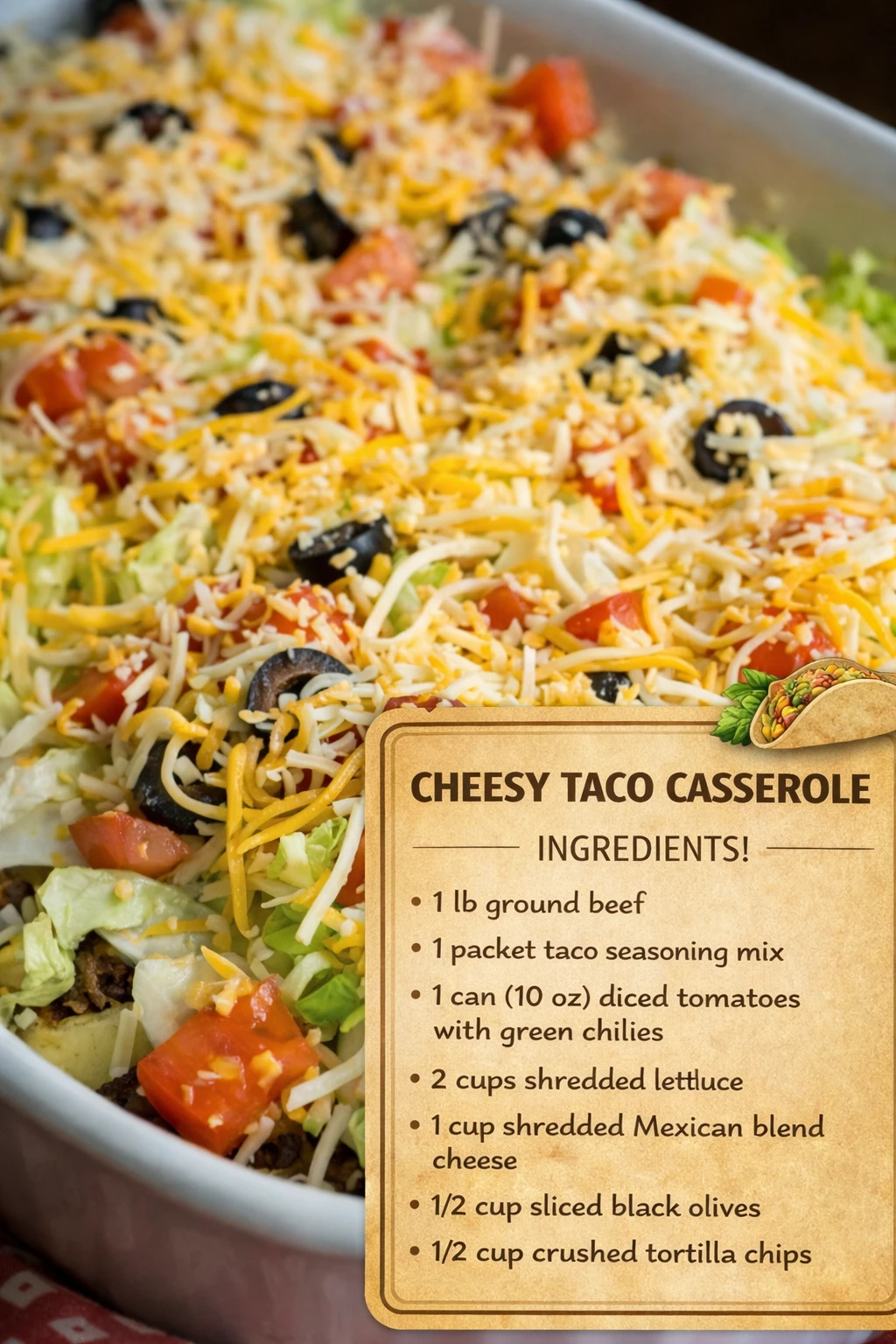 Cheesy Taco Casserole