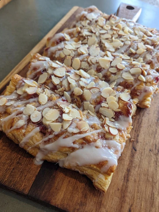 Cherry Almond Danish (Coffee Cake)