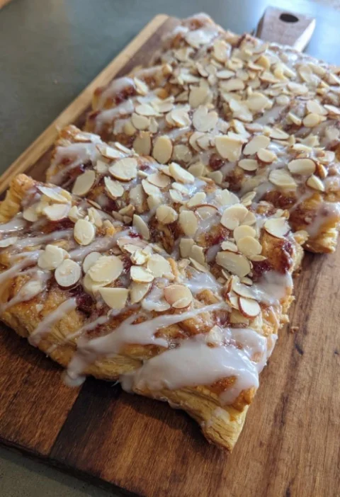 Cherry Almond Danish Coffee Cake