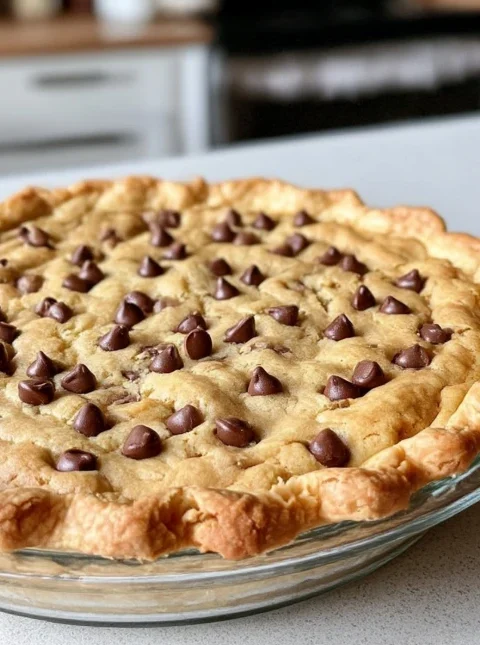 Chocolate Chip Cookie Pie