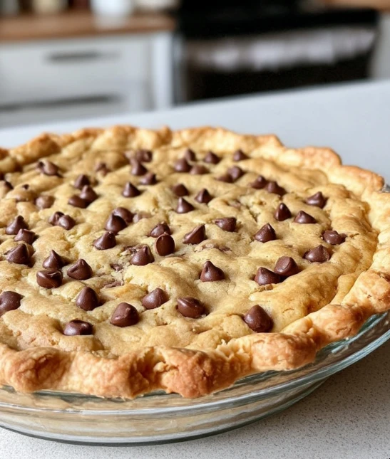Chocolate Chip Cookie Pie