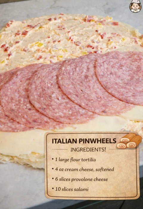 Church Supper Italian Pinwheels