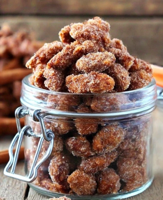 Cinnamon Sugar Glazed Nuts