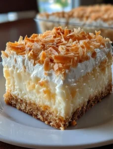 Coconut Cream Dream Bars