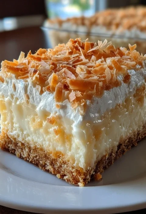 Coconut Cream Dream Bars
