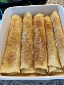 Cozy Grandma’s Apple Pie Enchiladas