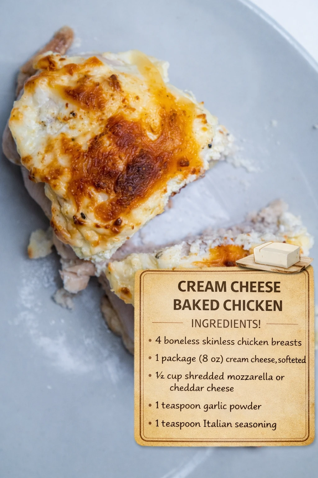 Cream Cheese Baked Chicken