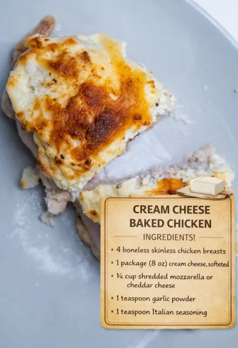 Cream Cheese Baked Chicken