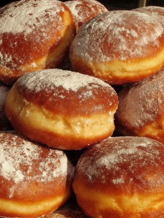 Custard-Filled Polish Paczki