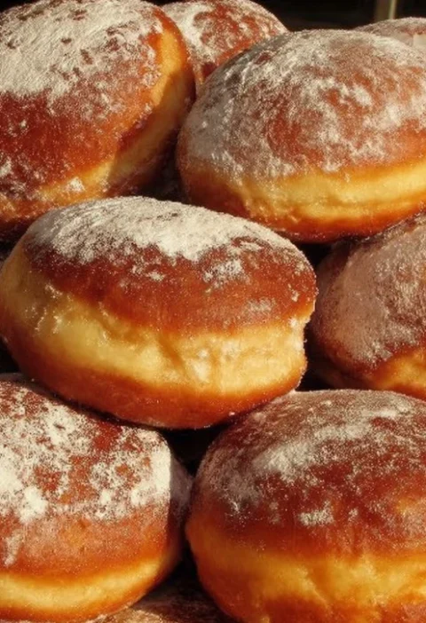 Custardfilled Polish Paczki