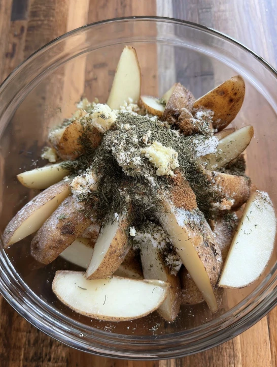 Dill Pickle Potato Wedges