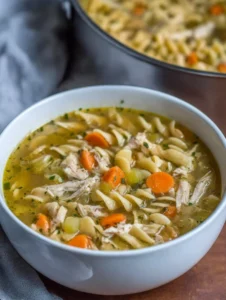 “Flu Fighter” Chicken Noodle Soup