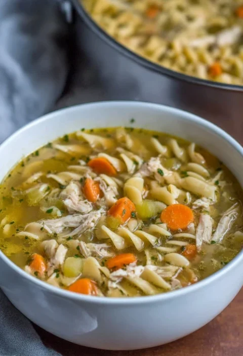 Flu Fighter Chicken Noodle Soup