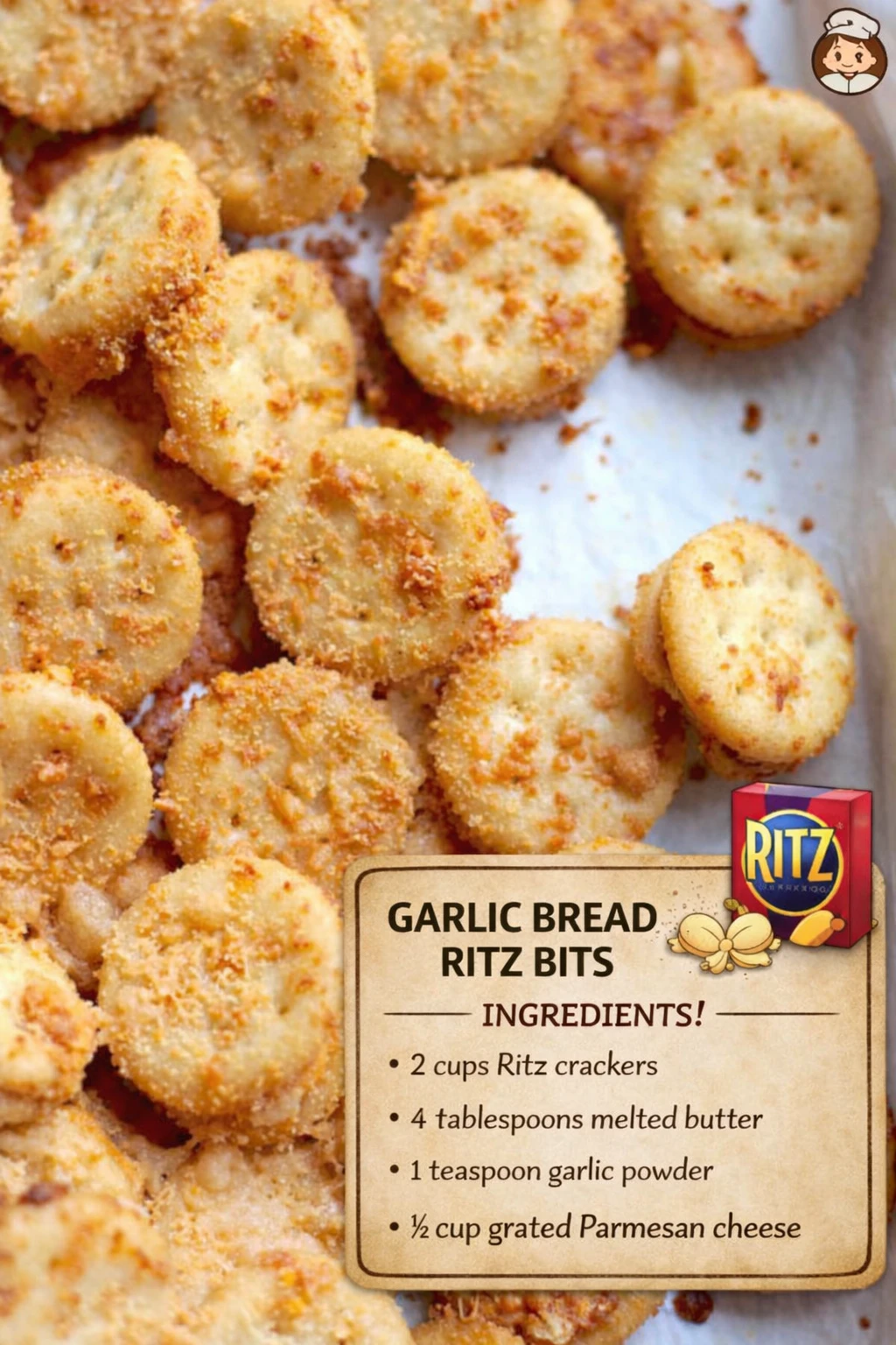 Garlic Bread Ritz Bits