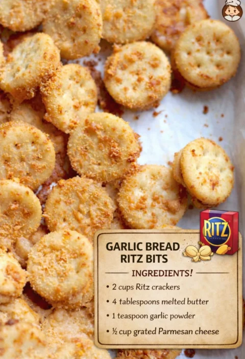 Garlic Bread Ritz Bits