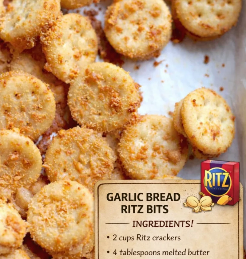 Garlic Bread Ritz Bits
