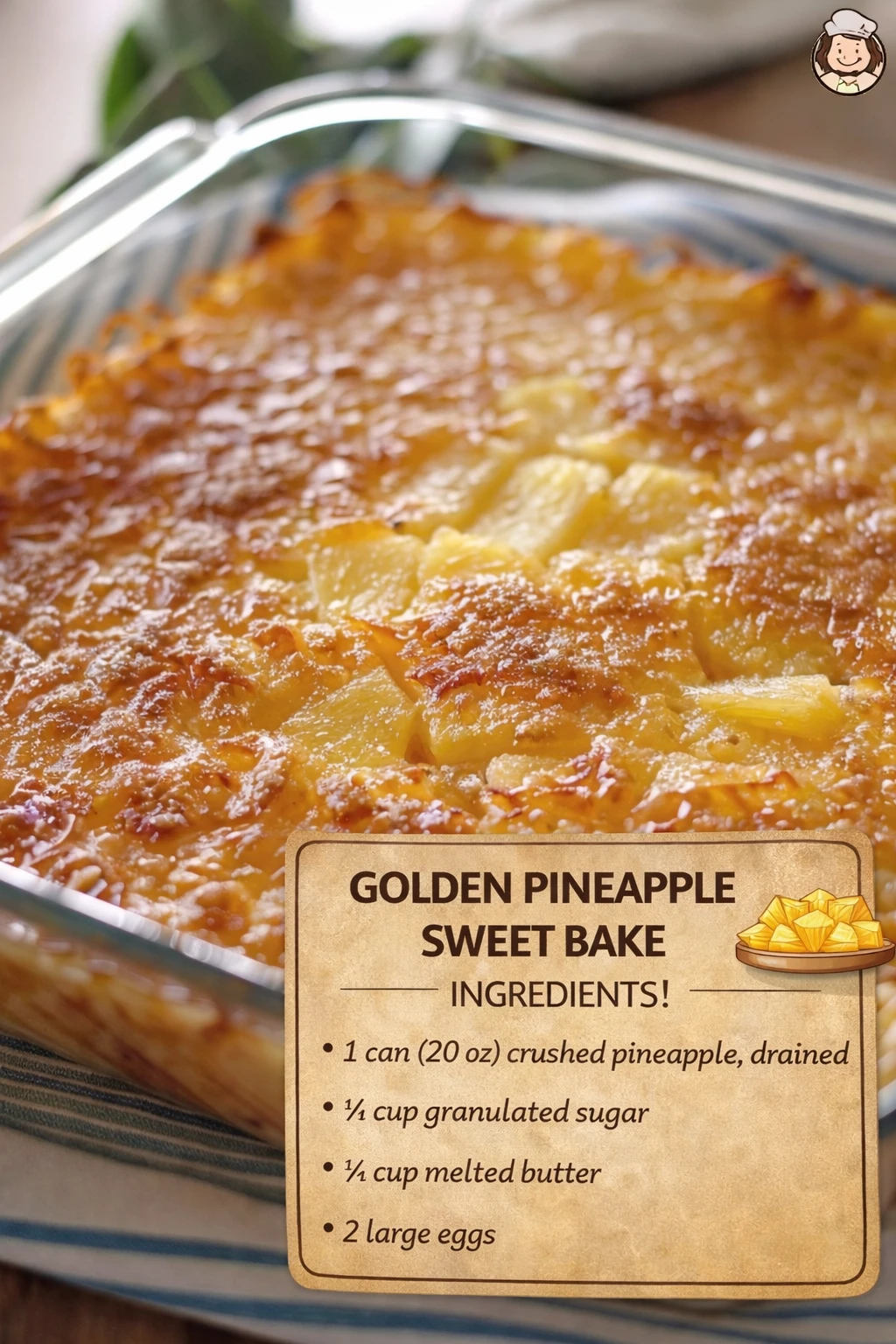 Golden Pineapple Sweet Bake