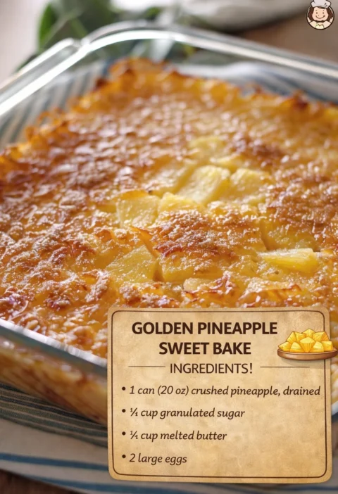 Golden Pineapple Sweet Bake