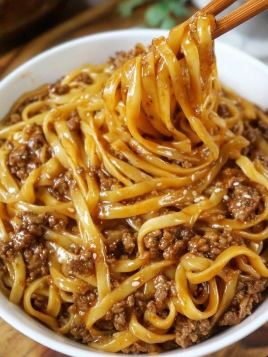 Ground Beef Mein