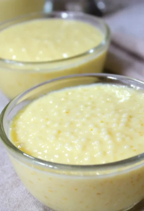 Homemade Tapioca Pudding