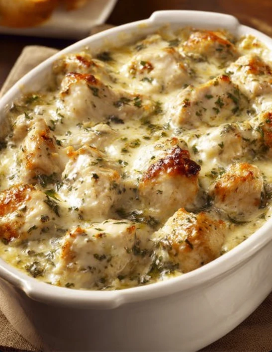 Low-Carb Creamy Chicken Casserole