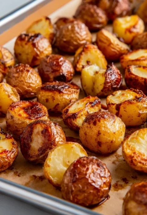 Mayonnaise Roasted Potatoes