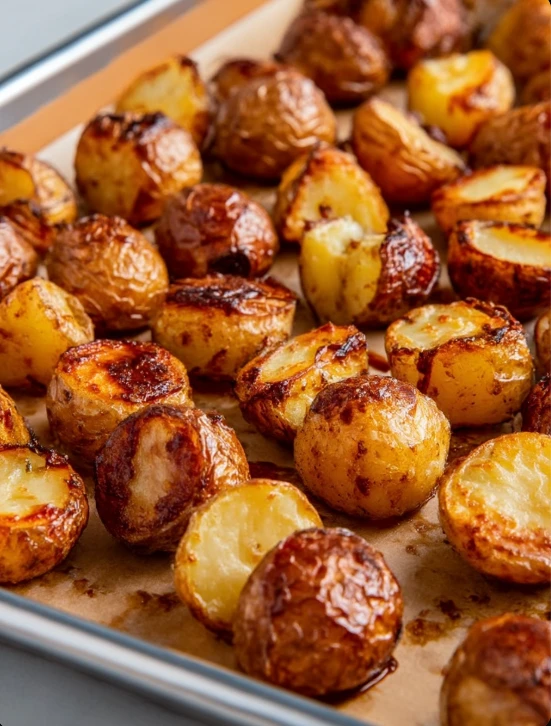 Mayonnaise Roasted Potatoes