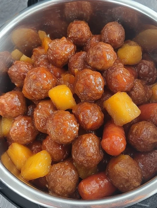 Meatball Pineapple Smokies