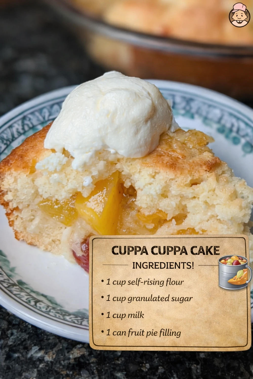 Old-Fashioned Cuppa Cuppa Cake
