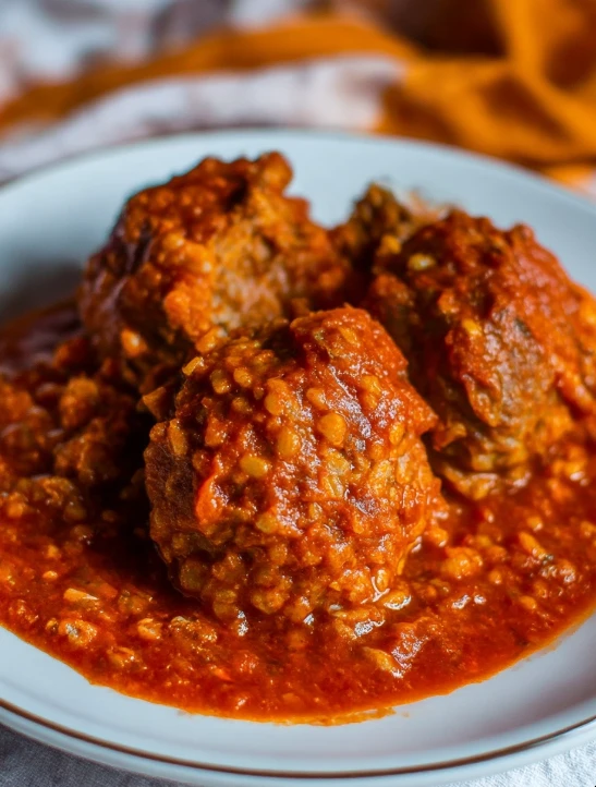 Oldfashioned Porcupine Meatballs