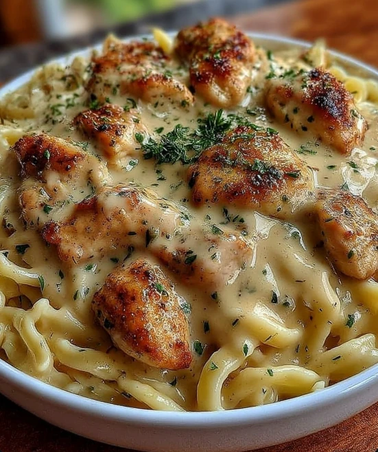 Onepan Chicken Buttered Noodles