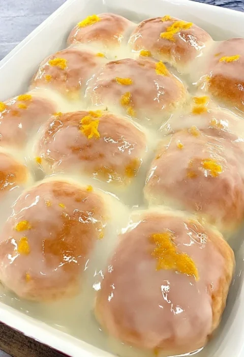 Orange Sour Cream Rolls