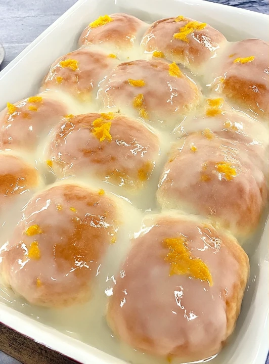 Orange Sour Cream Rolls