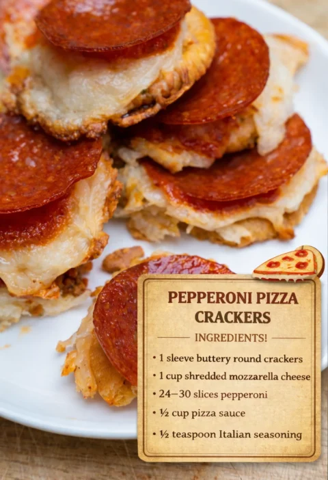 Pepperoni Pizza Crackers