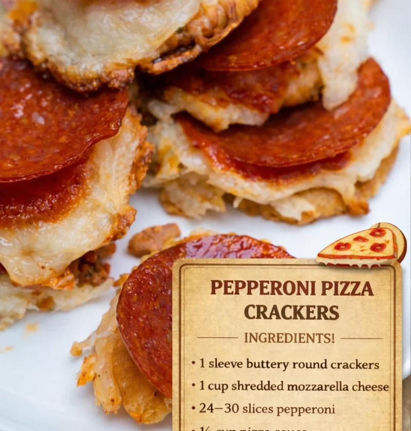 Pepperoni Pizza Crackers