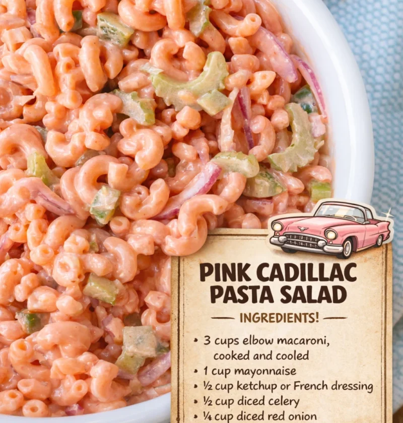 Pink Cadillac Pasta Salad