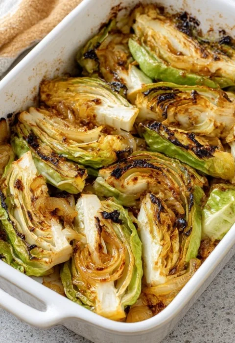Baked Cabbage Onions