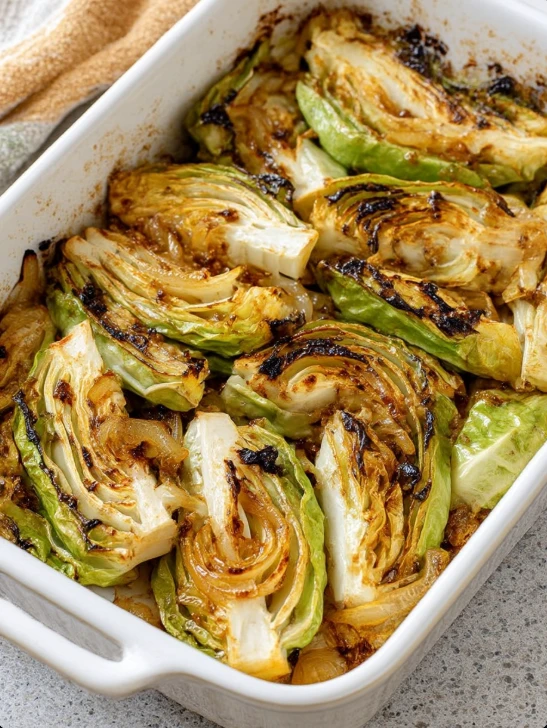 Baked Cabbage Onions